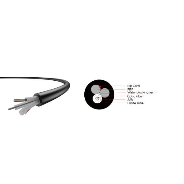 Aerial Self Supported ASU Fiber Optic Cable Plenum/Riser/LSZH/OFNP Jacket