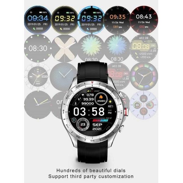 128Mb Bluetooth Android Smartwatch Zinc Alloy 1.32 Inch For Men