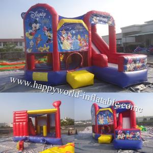 Wholesale mickey mouse bounce house , mickey mouse clubhouse bounce house slide combo from china suppliers