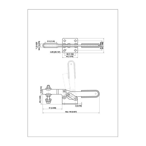 Welding Horizontal Handle Toggle Clamp
