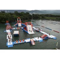 Commercial Inflatable Water Park For Amusement Resort Flame Resistance for sale