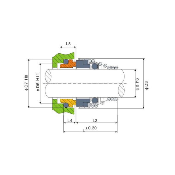 Roten Uniten 3 155 Single Spring Pump Mechanical Seals