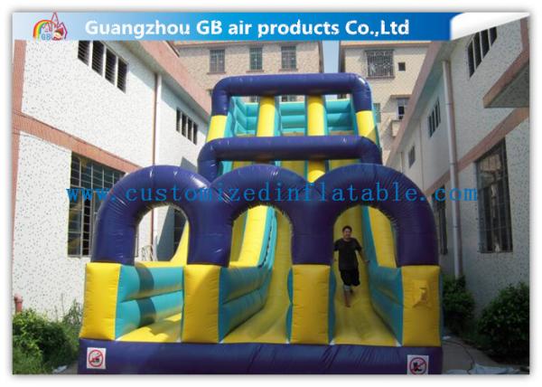 Quality Outdoor Large Slip N Slide Water Slide / Children Double Water Slide Inflatable for sale