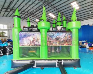 Wholesale Super Hero Jumping Castle Inflatable Bouncer Slide Combo For Hotel from china suppliers