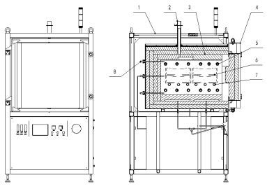 1100&ordm; C Mbf40-11n Atmosphere Box Furnace Melting Furnace 330mm&times; 200mm&times; 660mm
