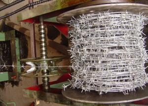 Zinc Plating Barbed Tape Wire , Steel Barbed Wire Roll 1.0-3.5mm Dia
