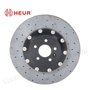 Wholesale Heur Brake Carbon Ceramic Brake Disc For Mercedes Benz BMW Audi Upgrade Size From 355MM-440MM from china suppliers