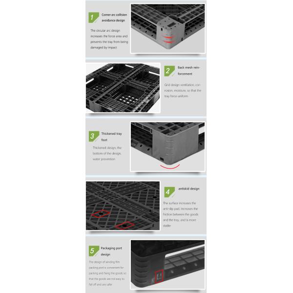Cheap Price Storage Hdpe Racking Warehouse Plastic Pallet Use Stackable Large Plastic Pallet