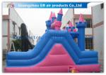 Lovely Indoor / Outdoor Princess Bounce House Inflatable With Slide For Little