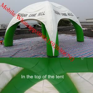 China Advertising Inflatable Tent , Inflatable Spider Dome Tent with Legs on sale