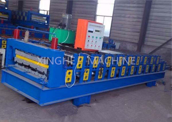 Easy Installation Double Layer Roll Forming Machine , Tile Forming Machine