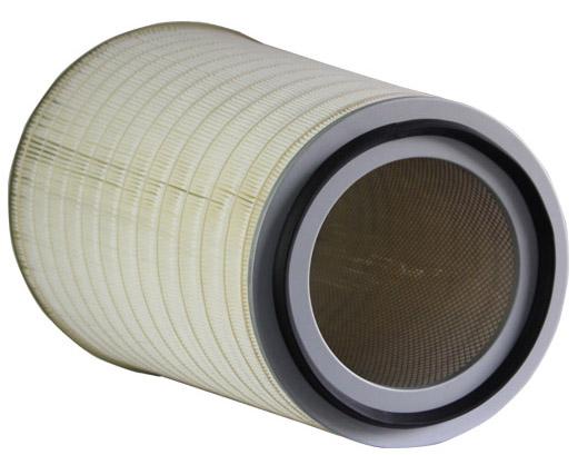 Conical / Cylindrical Industrial Air Filter Cartridge Prolonging Life Span