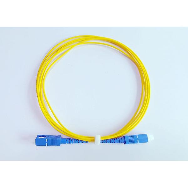 LSZH 2.0mm Ftth Simplex Fiber Optic Patch Cord SC UPC