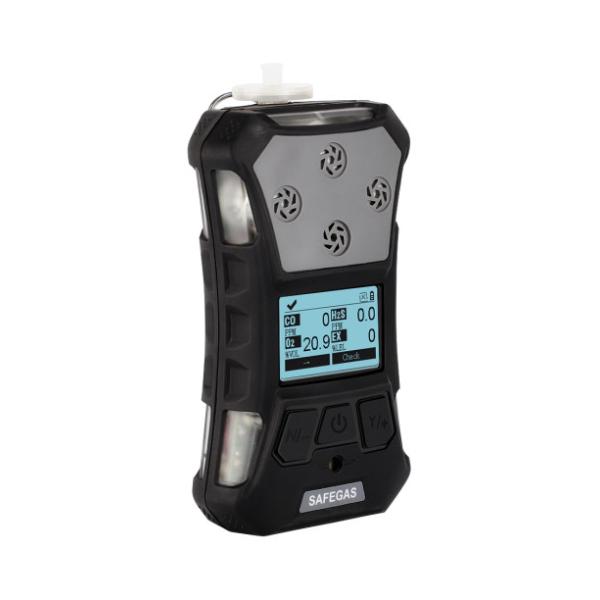 Portable Multi Gas Detector with IP67 Protection Pump Suction and Alarm Function for CO2 and O2 Detection