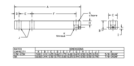Single Beam Load Cell IN-BLF