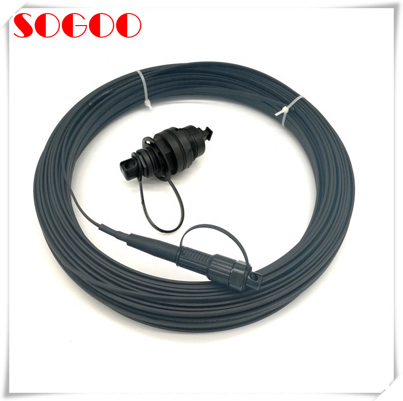 MINI SC CPRI Fiber Cable Waterproof FTTA Patch Cord Environmental Seal Mechanical Protection