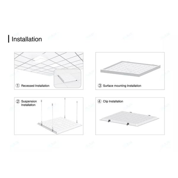 300*1200*35mm Recessed Backlit Led Panel Light 36w