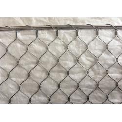 China Ferruled Style X-Tend Stainless Steel Cable Wire Mesh Netting For Zoo Breaking Resistant for sale