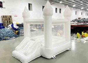 China White Mini Inflatable Bouncer Outdoor Indoor Kids Birthday Party Bouncy Castle House on sale
