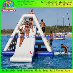 Wholesale Best Sale Qinda Inflatable Floating Water Slide Adults Inflatable Water Slide from china suppliers