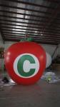 3.5m Height Apple Shaped Balloons Pantone Color Matched Printing Large