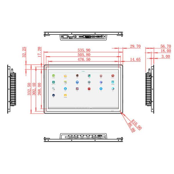 21.5-Inch Large Format Industrial Panel PC for Smart City Projects and Digital Signage