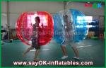 Inflatable Games Rental Popular Colorful Inflatable Soccer Bubble , Human Soccer