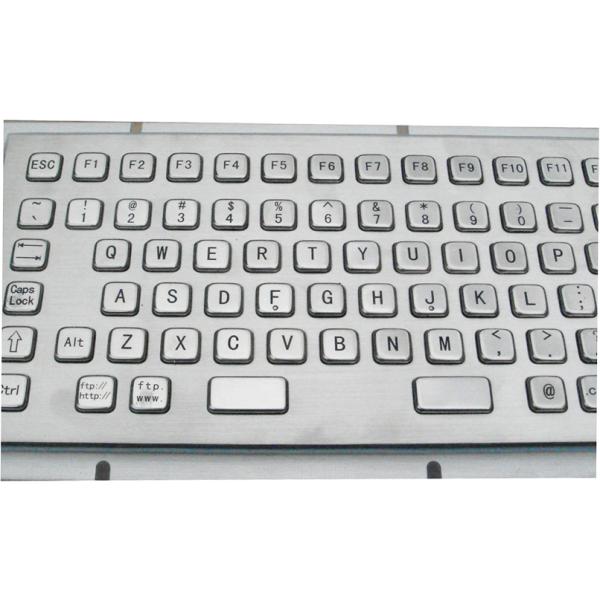 Waterproof IP65 103 Keys Panel Mount Metal Keyboard With Numeric Keypad