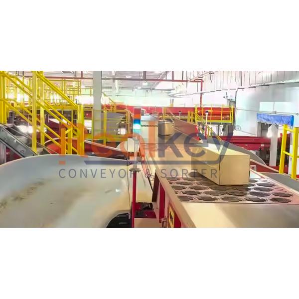 Logistic Sorted Machine Parcel Sorting Equipment Dws System Swivel Wheel Sorter