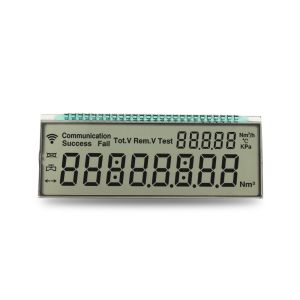 Wholesale 3.3V Operating Voltage Custom LCD Display for Positive Reflective Screen Energy Meter 8 Digit 7 Segment Monochrome LCD from china suppliers