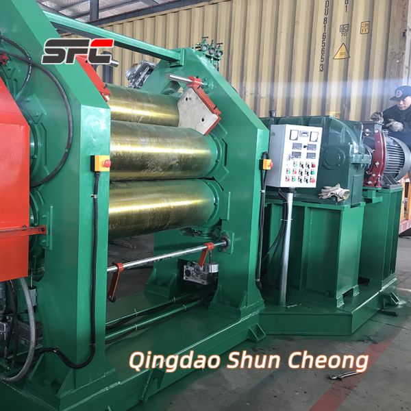 PLC Control System Rubber Calender Machine with 1400mm Working Length and Safety Interlocks