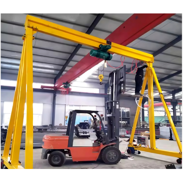 Electric Mobile Portable Adjustable Mini Gantry Crane without Rail Mounted