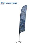 Promotion Custom Flag Banners Extensive Waterproof Washable Glossy Surface