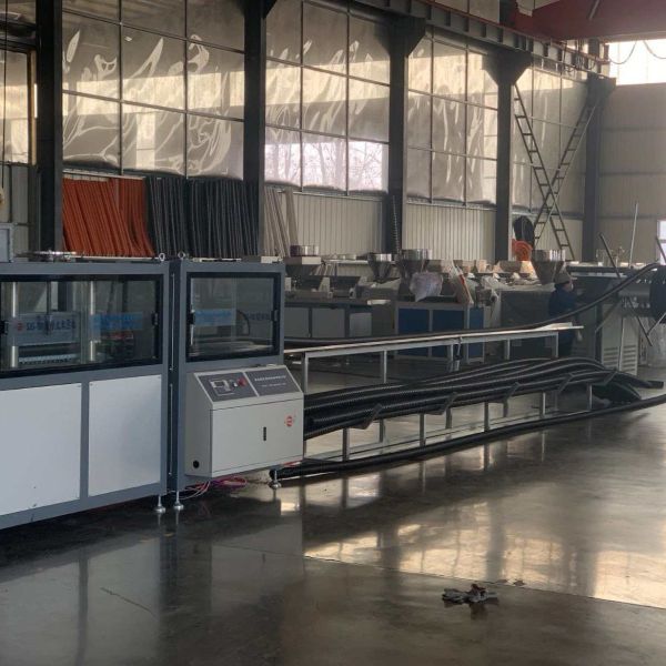 High-Speed PE Prestressed Helical Winding Pipe Manufacturing Machine