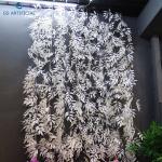 Green Artificial Tree Branches And Leaves / Artificial Willow Tree Strip
