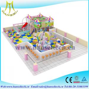 Hansel children amusement indoor and outdoor playground slides for sale