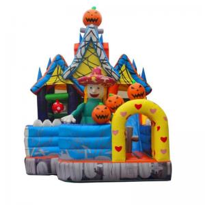 Wholesale 2020 Colorful PVC Tarpaulin inflatable bouncer Hallowmas baby bouncy house for sale from china suppliers