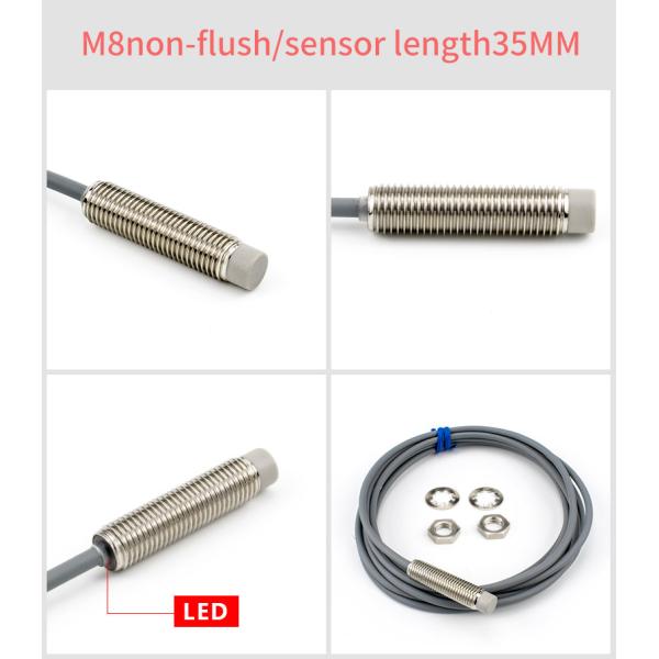 M8 Series Inductive Proximity Switch Sensor Waterproof Shockproof IP67