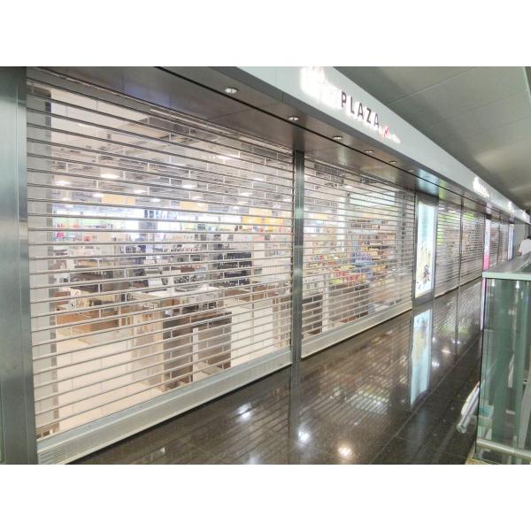 Electric Shopping Mall Pc Crystal Roller Shutter Transparent Rolling Shutter PC300 PC303 PC100