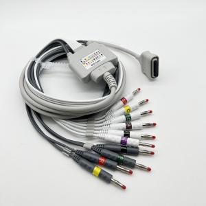 Wholesale TPU Medical EKG ECG Machine Cable 10 Leads Compatible SE-1515 DX-12 from china suppliers