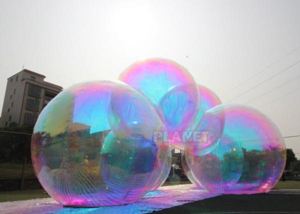Custom Decorative Inflatable Mirror Ball PVC Advertising