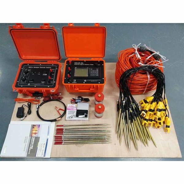 High Density Multi Electrode 2/3D Resistivity IP Imaging System Tomograph Equipment For Gold Mineral Ore Finder