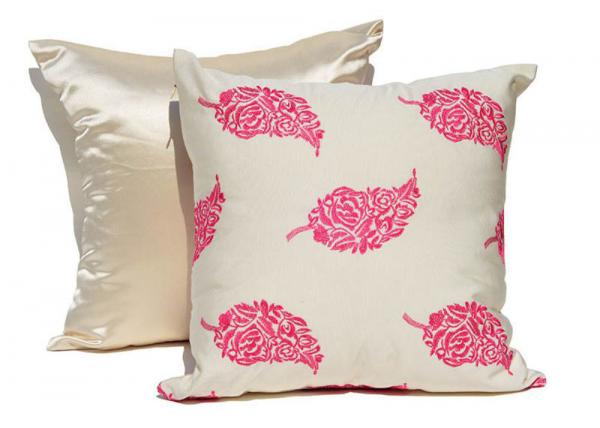 Quality Embroidered Decorative Cushion Covers 100% Cotton Couch Throw Pillows for sale