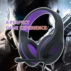 China Overear Universal Gaming Headset 50mm Speaker Compatible Desktop for sale