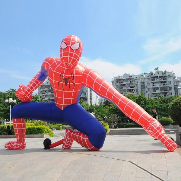 Quality Promotional custom made pvc inflatable Spiderman big inflatable advertising display for sale