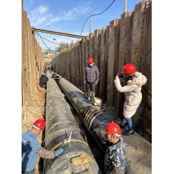 China 3LPE External Coating Line Pipe Wrap Around Sleeve Heat Shrinkable Sleeve 100 N/Cm for sale