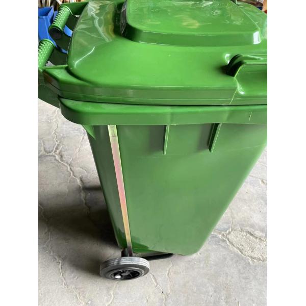 Outdoor Plastic Trash Can Outdoor Outdoor 240L Garbage Bin Green Recycle Plastic Trash Bin Wheeled Trash Can