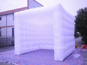 Wholesale White Oxford Cloth Inflatable Cube Tent for sale from china suppliers