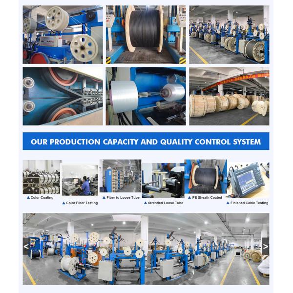 Single Mode Overhead Electric Power ADSS Armored Fiber Optic Cable