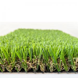 Wholesale Double Flat Wave Shape Synthetic Artificial Turf Grass Roll For Natural Garden from china suppliers